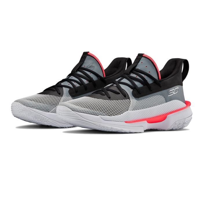 Under Armour Baskets Hommes Curry 7 - UNDER ARMOUR - Noir - Synthétique - Lacets