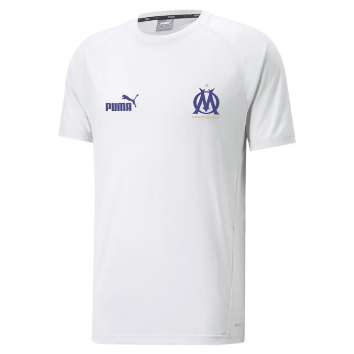 T-shirt Olympique de Marseille 2022/23 - blanc/rose/bleu - S