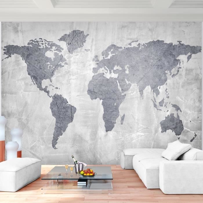 Runa Art Papier Peint Intissé New York 308x220cm – Vue Panoramique Noir Et Blanc, Style Moderne, Made In Germany, Facile à Poser (colle Au Mur)