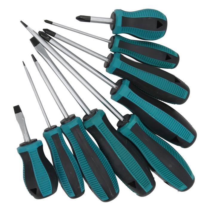 Tournevis Miniature Snap-on Power Blue - Tête Plate 1/8", Poignée Souple "Instinct", Qualité Professionnelle USA