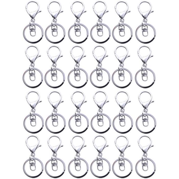 2pcs Robuste Mousquetons Pivotant Crochet Sangle Clip Sac à Dos avec Boucle à eB