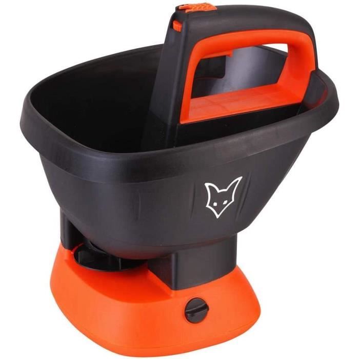 Épandeur Universel FUXTEC FX-US270 - À Piles - 2,7L - Pour Graines, Engrais, Sel - Jusqu'à 800m²