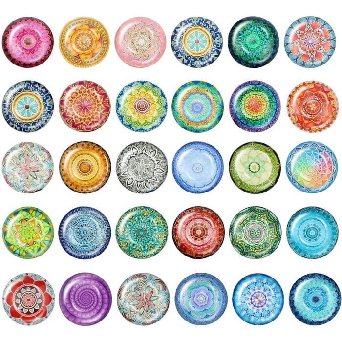Lot De 12 Aimants Frigo Poissons Tropicaux - Peints à La Main - Multicolore - Neuf