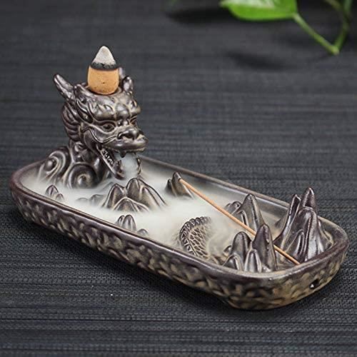 Porte-encens En Terre Cuite Forme Hiboux - Brûleur à Cône - Style Ethnique, Fabrication Française