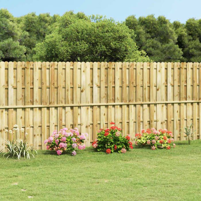 Portillon De Jardin En Bois Pin Imprégné 100x100 Cm - Arche Rustique - À Assembler - Housses Non Incluses