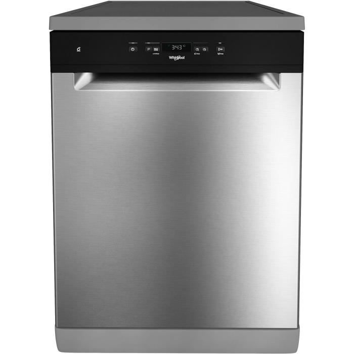 Lave-vaisselle pose libre WHIRLPOOL WFC3C34X - 14 couverts - Induction