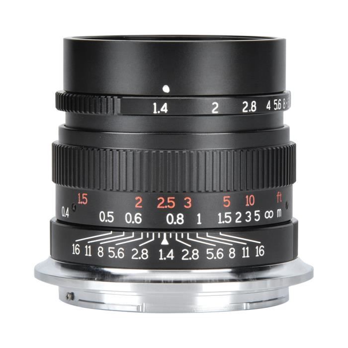 Static Camera Lens YOSOO Objectif plein format 35mm F1.4 Full Frame Manual Focusing Fixed ...