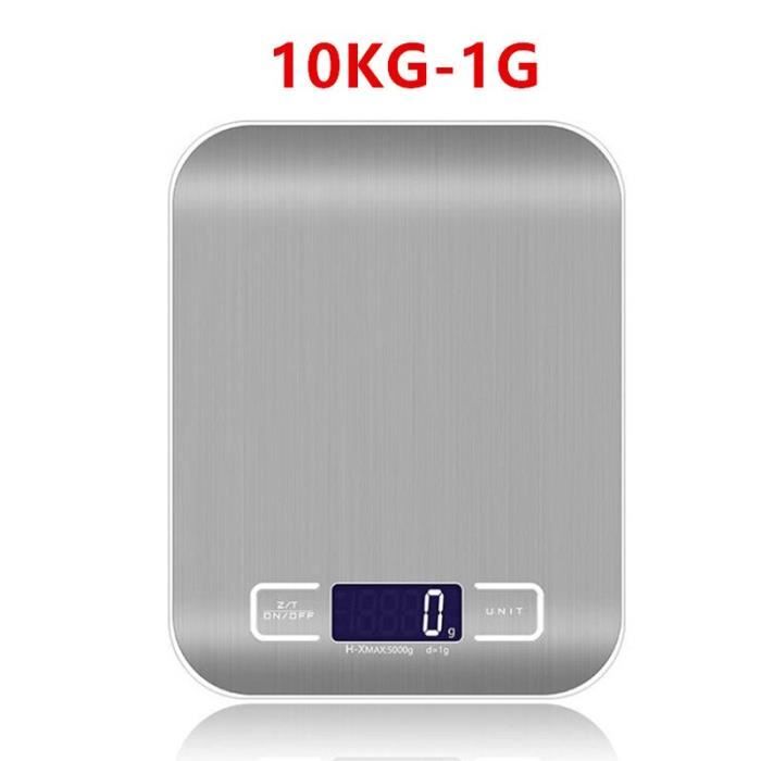 Balance De Cuisine Testut 10kg - Ménagère Vintage Blanc Et Inox - Avec Plateau