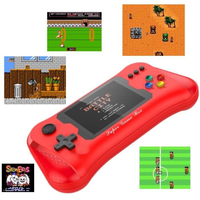 Console de jeux retro enfant garçon fille portable petit jouet electronique  hdmi tv vidéo game tetris Rouge -Bonne idée pour cadeaux - Cdiscount Jeux  vidéo