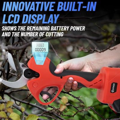 Acheter Sécateur électrique sans fil PDTO, sécateur Li-ion, coupe-branches  de jardin + 2 batteries