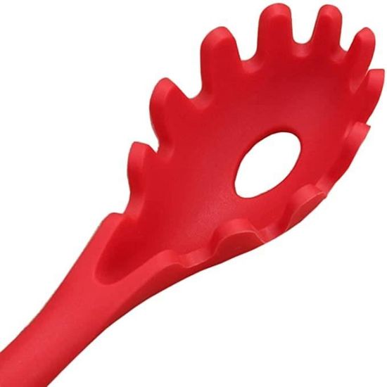 Fourchette De Cuisine En Silicone Multifonction - Fourchette Spaghetti, Viande, Antiadhésive, Résistante à La Chaleur
