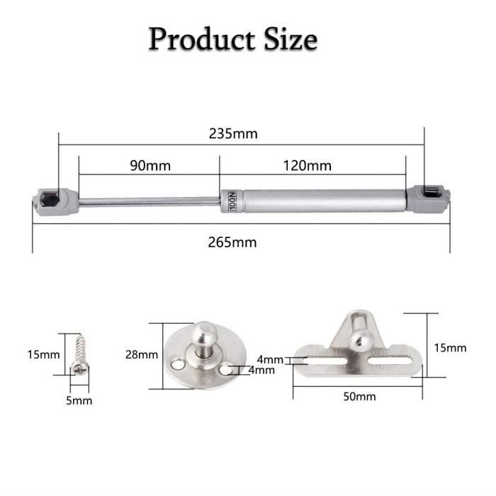 Hettich 100N Hydraulique Amortisseur de Porte Armoire Meuble | FindTheDeal