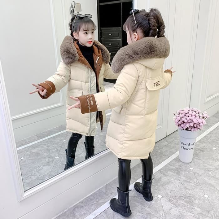 Veste d hiver en coton pour Enfants Fille V tements chauds et