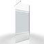 DIM: 90x200cm volet pivotant Freedom 2 Mirror Aurlane Pack paroi de Douche Mirror 90cm Profile Chrome Freedom 2 Mirror 90 Barre de Fixation Freedom 2 Telescopic