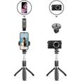 ELEGIANT Perche Selfie Trépied, Selfie Stick Bluetooth avec Télécommande Bâton de Selfie Angle Multi-Rotation Monopode Réglable-2