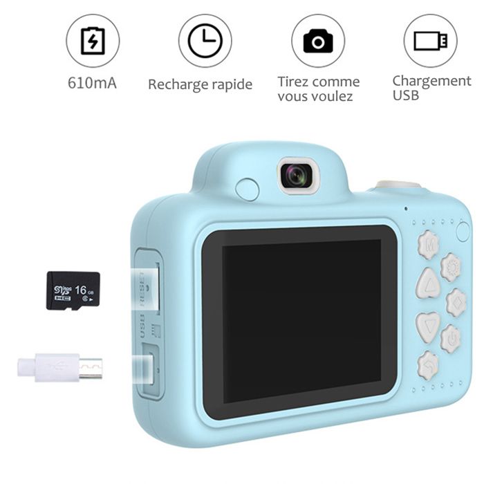 Vtech Caméra pour enfants Kidizoom Duo FX -FR- Bleu