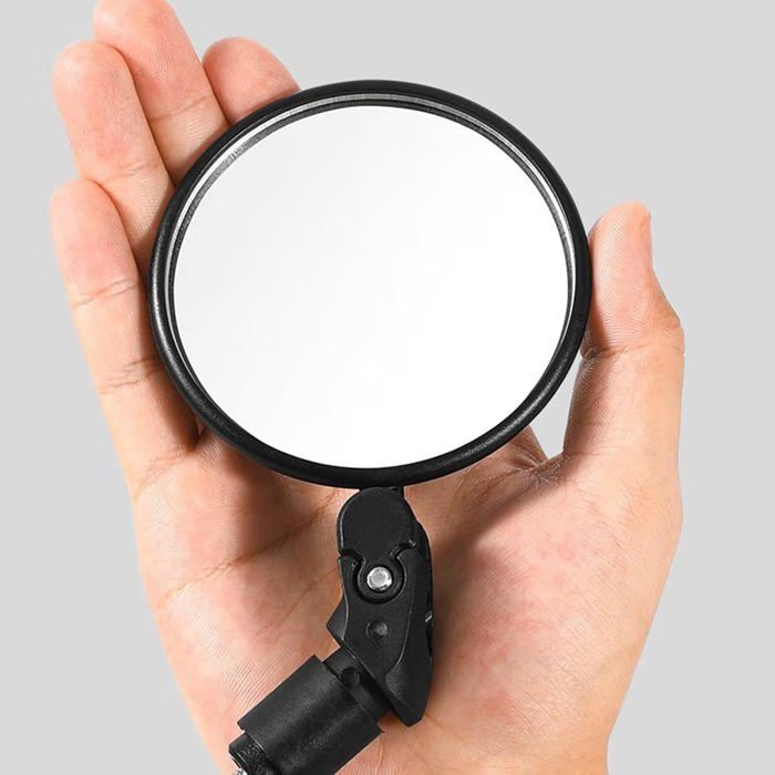 HyAdierTech 2 Rétroviseurs Vélo – Convexes HD, Réglables 360°, Universels, Avec Réflecteur – Compatibles Guidons Jusqu’à 3,2 Cm