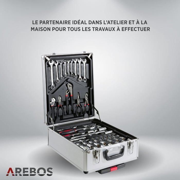 Valise à Outils 39 Pièces AGT – Coffret Complet Pour Bricolage Et Dépannage, Neuf En Boîte