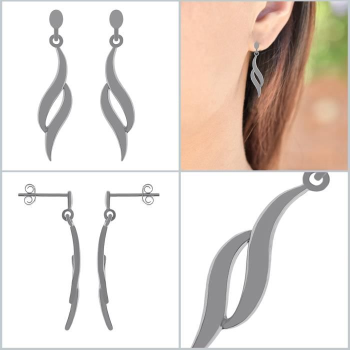 Boucles D'oreilles Pendantes En Argent 925 - Pour Femme - Neuves Avec étiquettes