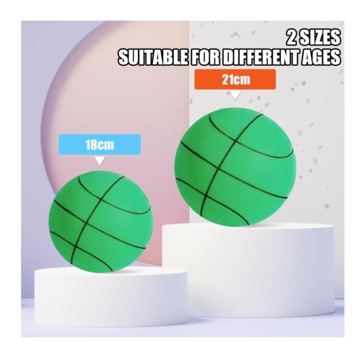 Ballon de basket en mousse 12 cm, silencieux, compatible Pro Mini Hoops - SKLZ Ballon de basket en mousse 12 cm, silencieux, compatible Pro Mini Hoops - SKLZ