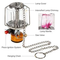 Lampe à Gaz De Camping 80LUX - Portable, Mini, Pour Tente, Pique-nique Et Extérieur