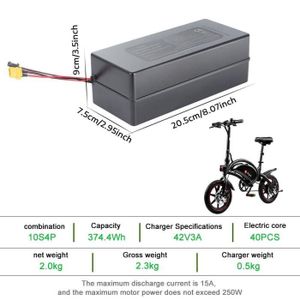 Batterie vélo électrique 12V Cdiscount