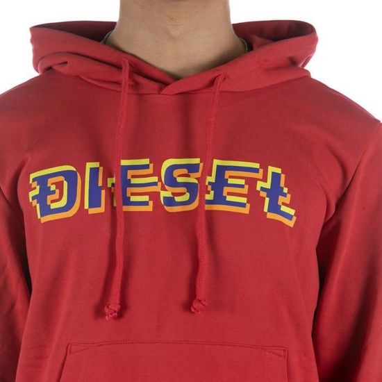 Sweat Diesel Rouge Imprimé Graphique Homme - Taille S - Excellent état