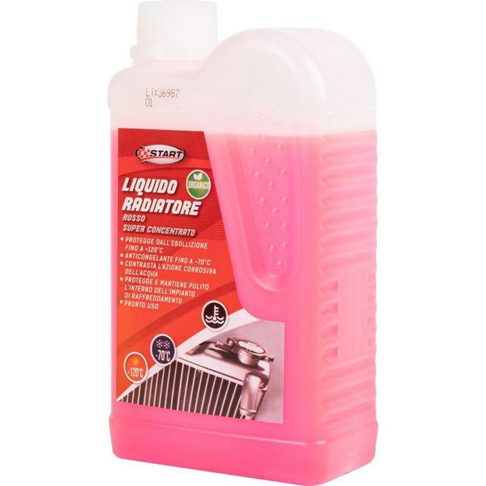 Liquide De Refroidissement Start Liquide Radiateur Rouge Pur Effet Antigel  -70°c 500ml