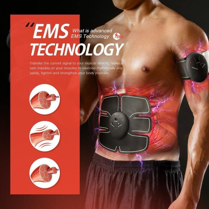 WARDBES Electrostimulateur Musculaire Femme Homme