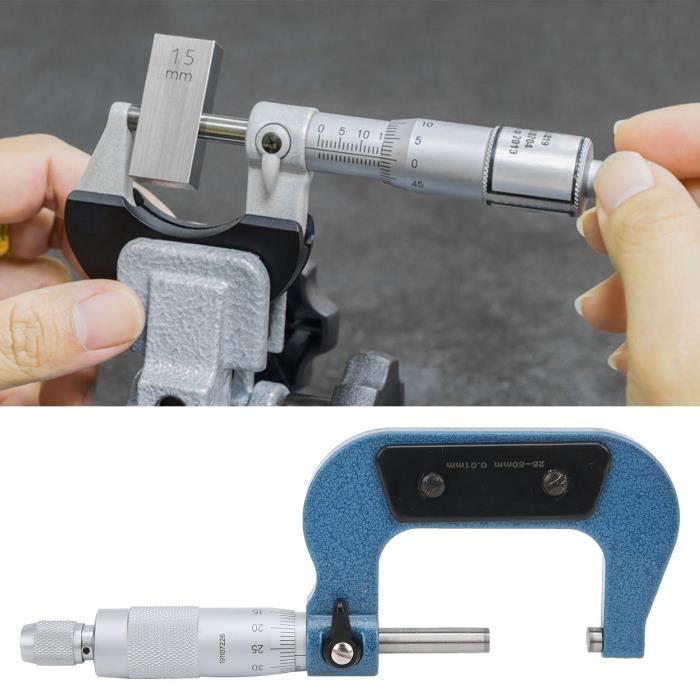 Barre D'étalonnage Micromètre Tbest 100 Mm | Acier Inoxydable | Pour Calibrage étriers Et Micromètres
