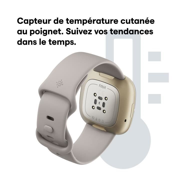 Fitbit Sense, La Montre Connectée Intelligente pour La Santé Via des Outils  pour La Suivi Cardiaque