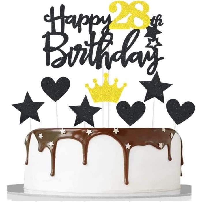21 Décoration gâteau anniversaire Femme, 21 ans Homme Femme déco de gâteau,21 anniversaire topper 21 anniversaire fruit vert Décorations De Gâteaux 21 cupcake topper 21 anniversaire Gâteau Topper