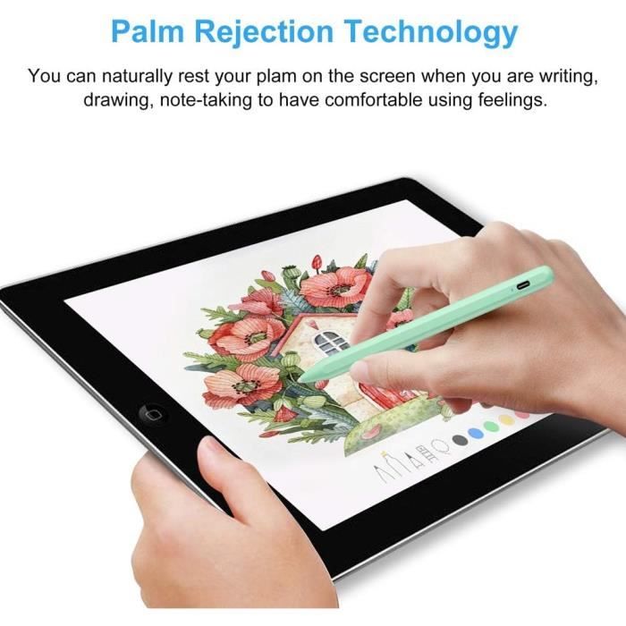 Stylet Tactile Pour iPad Pro 2018-2021 avec Reject de la Paume & Adsorption  Magnétique, Haute Précision Tilt Stylet Tactile - Cdiscount Informatique