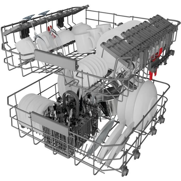 Whirlpool WFC 3C26 P, Lave-vaisselle Pose Libre 60cm, 14 Couverts, E