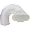 Tuyau d'échappement pour climatiseur portable - Diamètre 15 cm