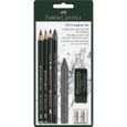 FABER-CASTELL Set crayon Pitt graphite-0