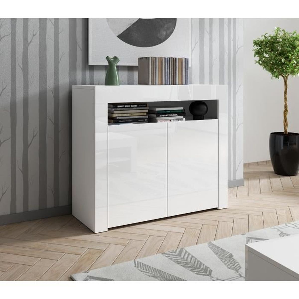 Inspiring Meuble De Salon Blanc Cdiscount Inspiring Meuble De Salon Blanc Cdiscount