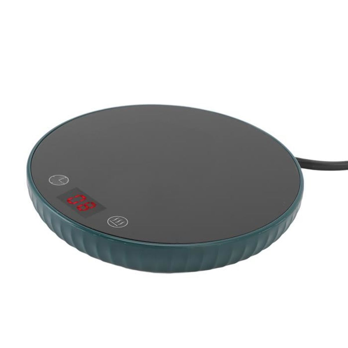 Chauffe-tasse à Café USB – Maintient à 55 °C Constant – 3 Niveaux De Température – Design Compact Avec Verre Trempé – éteint Automatiquement – Pour Bureau, Maison