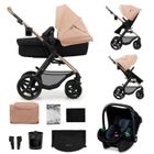 Poussette combinée Kinderkraft MOOV 2 3 en 1 Sand Beige