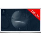 SAMSUNG TV QLED 4K 108 cm The Serif 4K Blanc 43'' 2023 TQ43LS01BGU