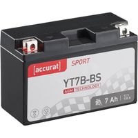 Batterie moto YT7B-BS 7Ah AGM