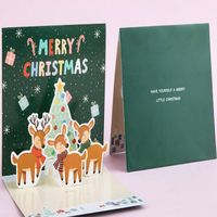 Cartes De Vœux, 10 Cartes De Noël Lot De Cartes De Noël Enveloppes De Noël Jeu De Cartes De Noël (Vert Foncé)