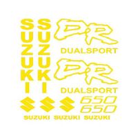 Stickers Suzuki DR 650 Ref: MOTO-146 Jaune
