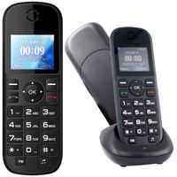 Le CLASSIC MEGA 3 : Plus grand qu'un téléphone type DECT de maison, Simple d'utilisation, Grosses touches, 8 raccourcis d'appel,