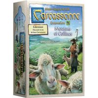 Extension Moutons Et Collines - Carcassonne - Jeu de société - NO NAME - A partir de 8 ans - Multicolore
