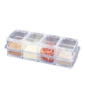 Bocal de cuisine empilable scellé, boîte de rangement alimentaire en