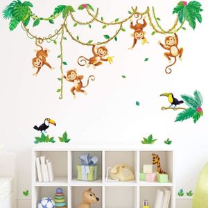 Stickers Muraux Jungle Enfant Cdiscount