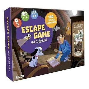 JEU SOCIÉTÉ - PLATEAU Jeu de société Escape Game au château - Auzou - 97