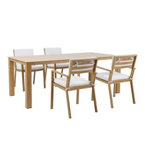 Ensemble table et chaise de jardin AXI Jada Salon de Jardin avec Table et Chaises en 