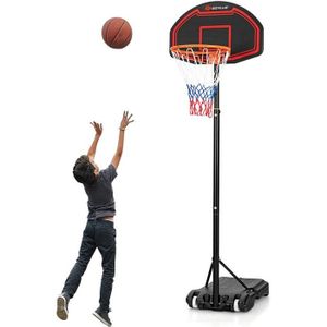 Froadp Panier de Basket pour Intérieur Exterieur 230-305cm Réglable en  Hauteur Pied de Basket-Ball avec Ballons de Basket et Pompes Gonflables  Support de Basket-Ball Portables pour Enfants et Adultes : : Sports